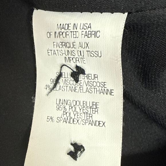 Vintage Helmut Lang Single Button Black Blazer Size 4 - Picture 7 of 9